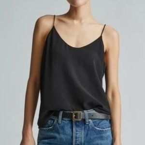 Everlane Womens Clean Silk Cami Black (00 - Like New)